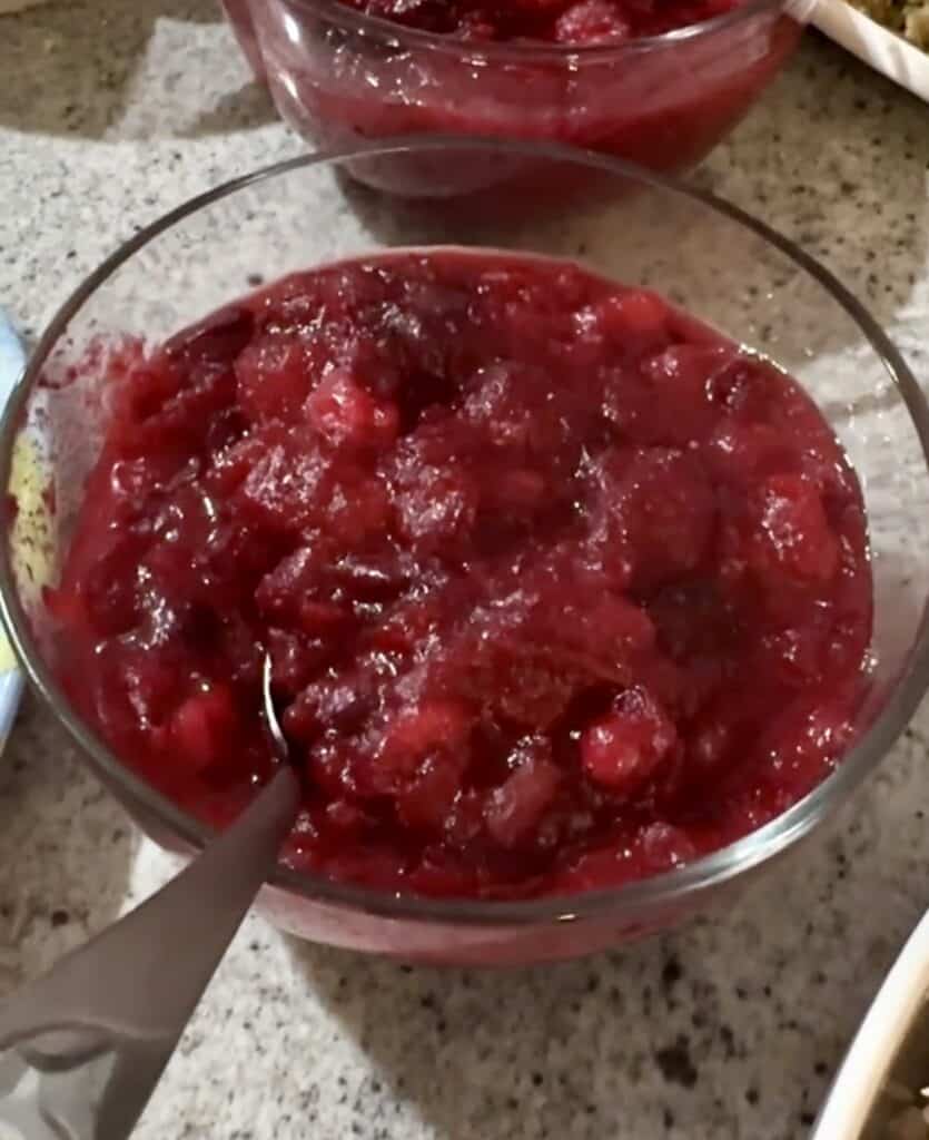 Maple Orange Cranberry Sauce